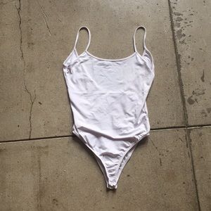 Zara tank White low back bodysuit